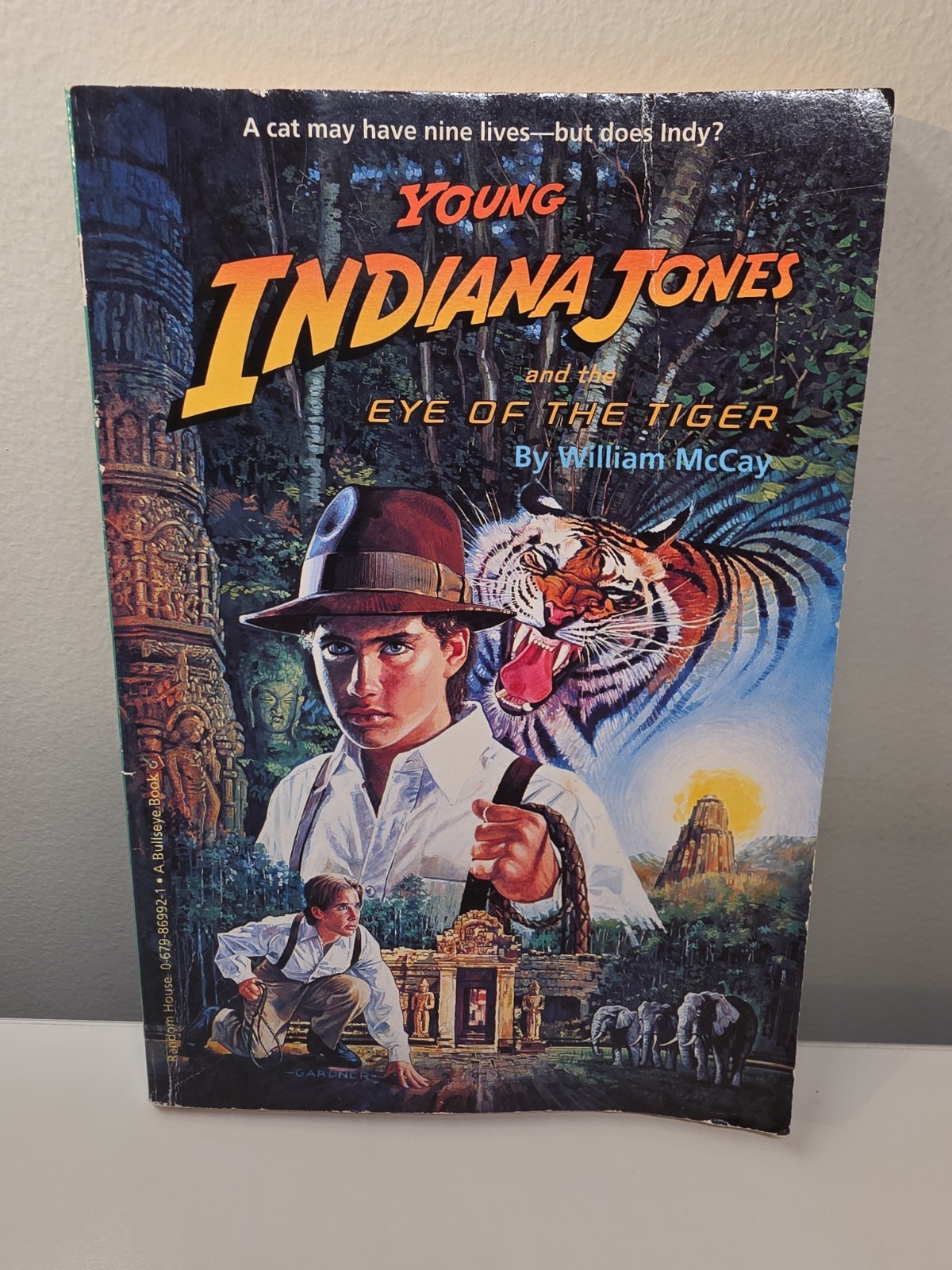 YOUNG INDIANA JONES AND THE EYE OF THE TIGER #15 McKay 1995 1st paperback