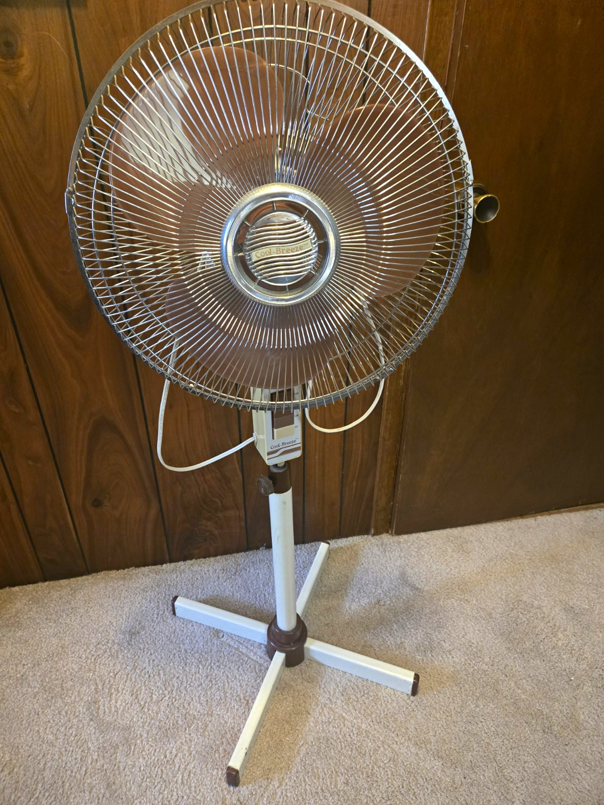 Vintage 1980s Oscillating Pedestal Fan 16 Vintage 1980s Oscillating Pedestal Fan 16