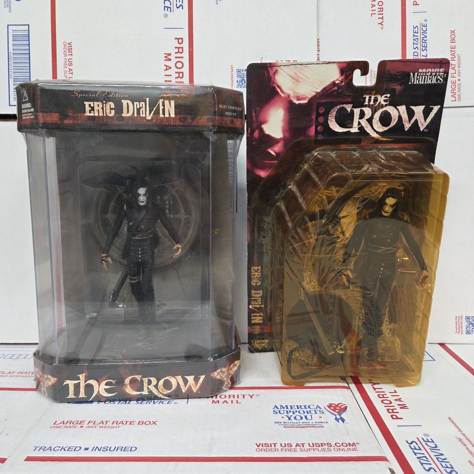 The Crow McFarlane Toys Special Edition Eric Draven 1999 Figure Lot Of 2 NEW The Crow McFarlane Toys Special Edition Eric Draven 1999 Figure Lot Of 2 NEW