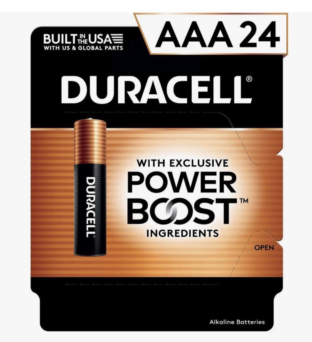Duracell with Power Boost AAA MFR Sealed 24 Pack Batteries Exp 03/2037 NEW BOX Duracell with Power Boost AAA MFR Sealed 24 Pack Batteries Exp 03/2037 NEW BOX