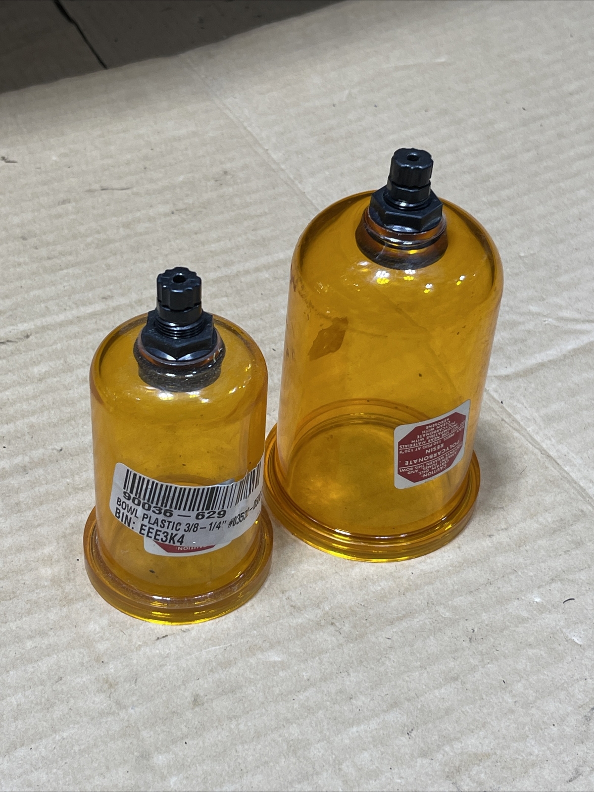 Scovill Schrader Bellows 03532-0500 Polycarbonate Pneumatic Bowl 90036-629