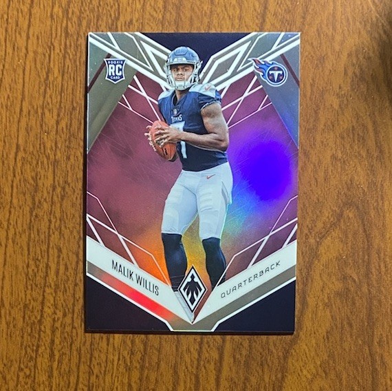 2022 Panini Phoenix #103 Malik Willis Pink Prizm Rookie /199 Titans Dolphins 2022 Panini Phoenix #103 Malik Willis Pink Prizm Rookie /199 Titans Dolphins