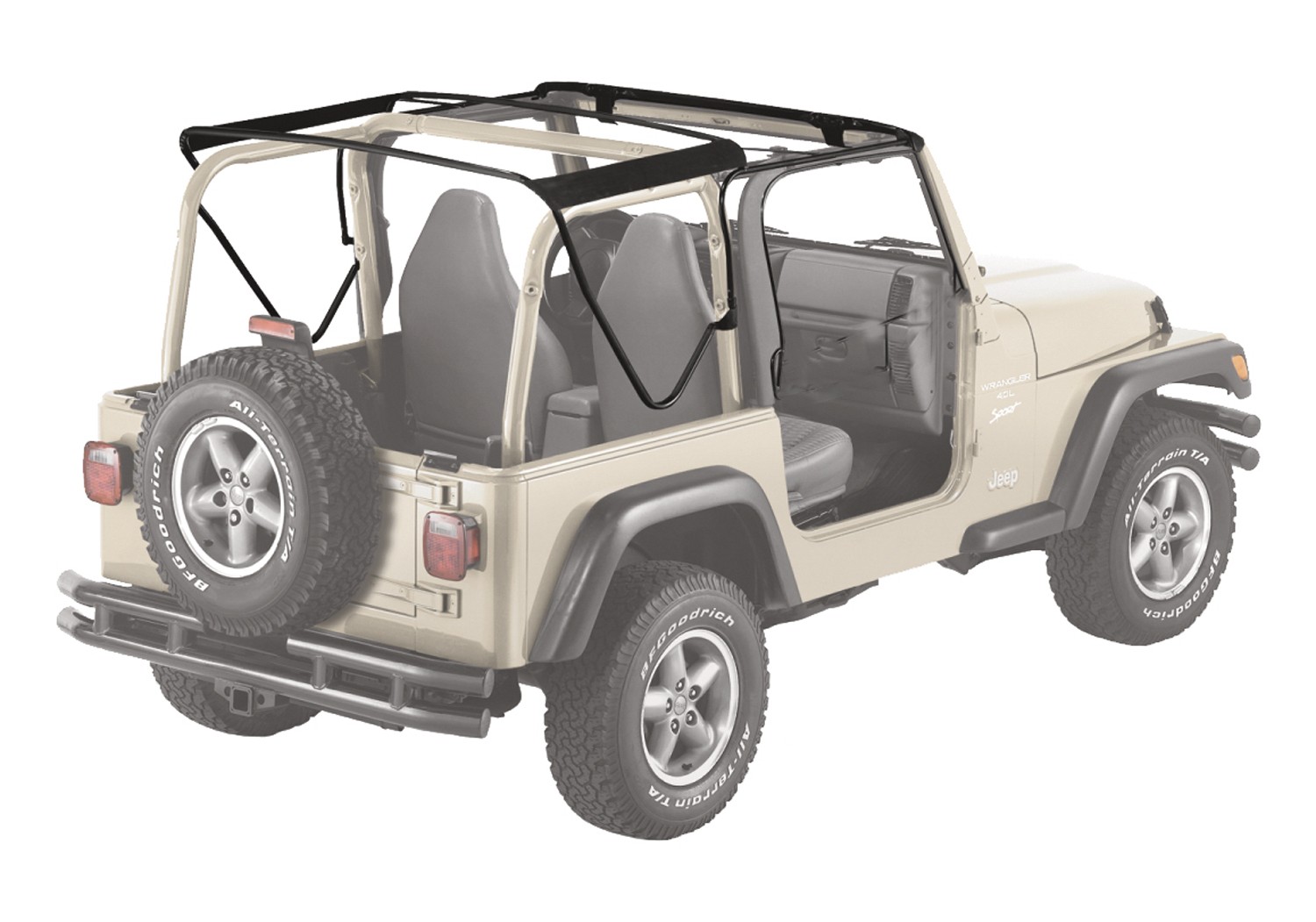 Bestop 55002-01 Original Style Replacement Bow & Frame Hardware Kit For Wrangler Bestop 55002-01 Original Style Replacement Bow & Frame Hardware Kit For Wrangler
