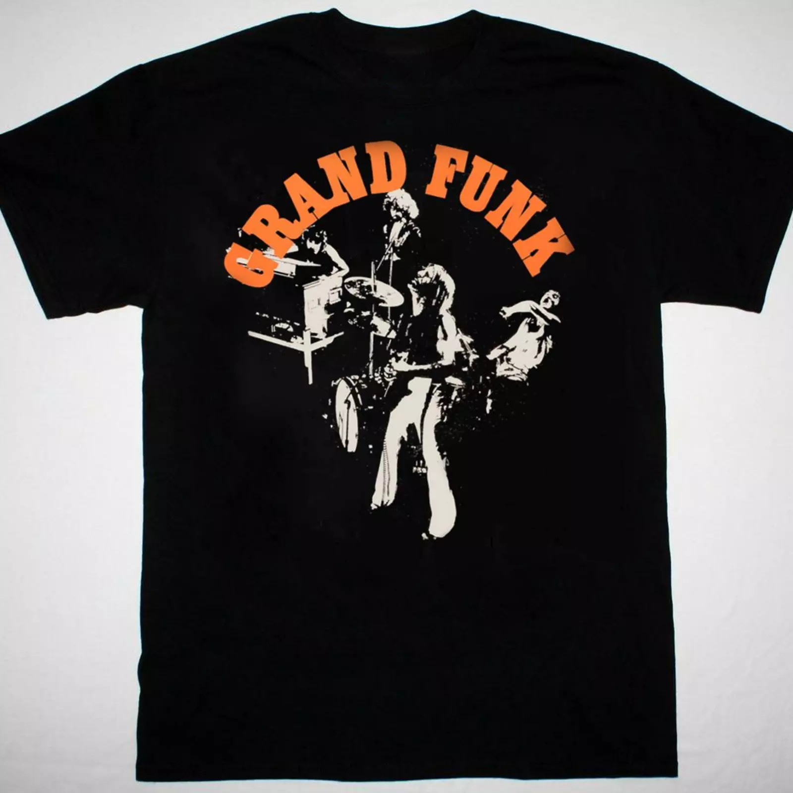 Vtg Grand Funk Railroad Live In Tour Cotton Black Shirt All Size For Men TR120 Vtg Grand Funk Railroad Live In Tour Cotton Black Shirt All Size For Men TR120
