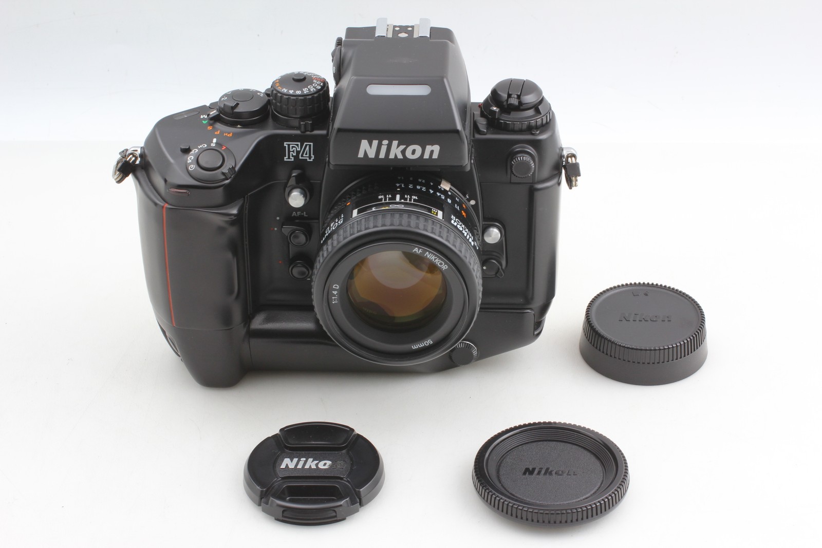 Final Late S/N260xxxx [N.MINT] Nikon F4S Film Camera 50mm f1.4 D AF Lens JAPAN