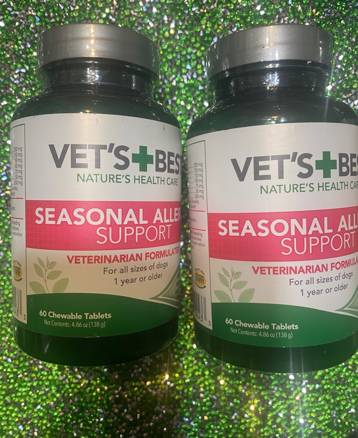 2-Pack Vet’s Best Dog Allergy Chews Seasonal Allergy Chews for Dogs Itching Skin 2-Pack Vet’s Best Dog Allergy Chews Seasonal Allergy Chews for Dogs Itching Skin