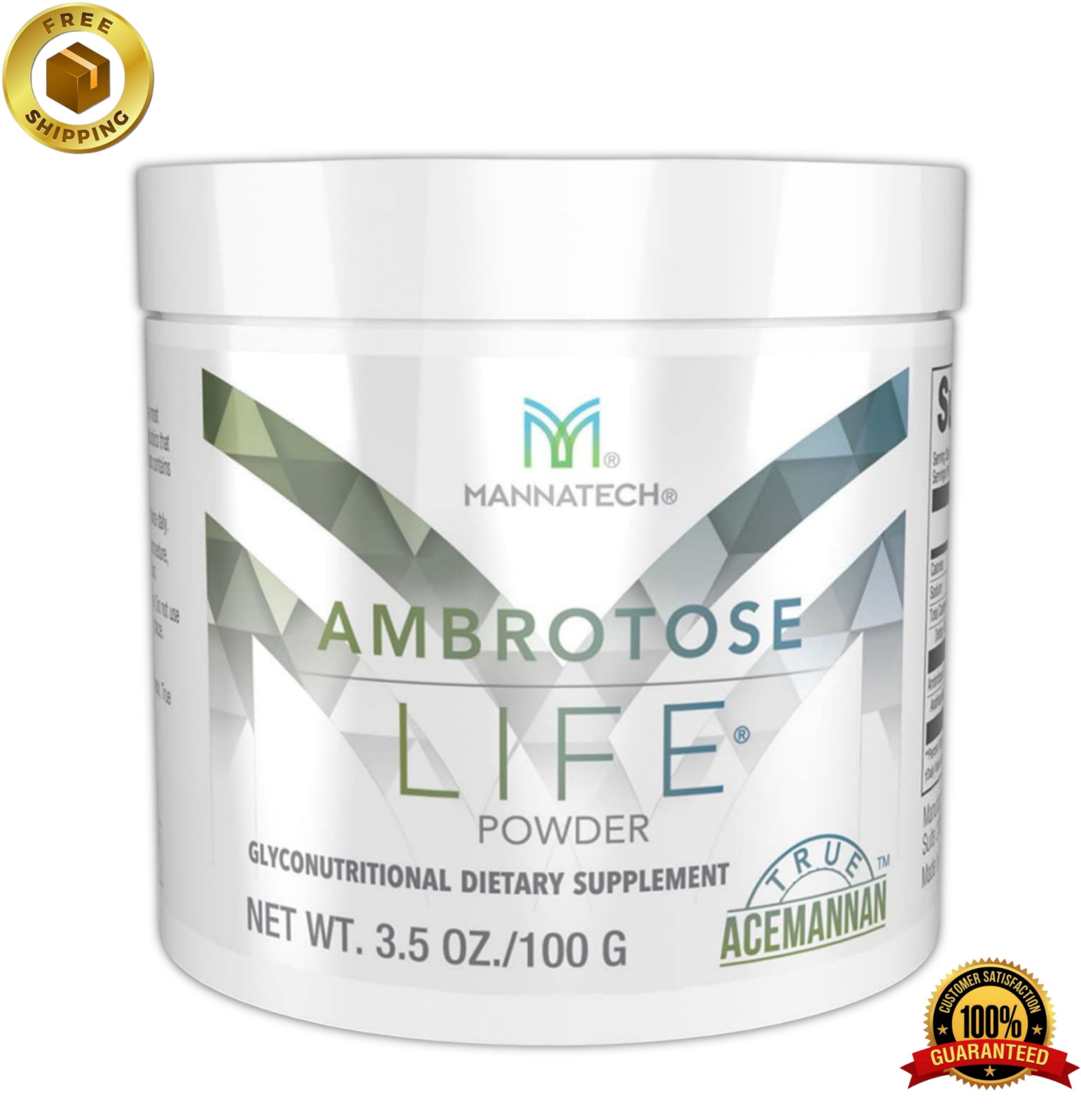 Mannatech Ambrotose Life Powder 100g Immune & Wellness Support - 