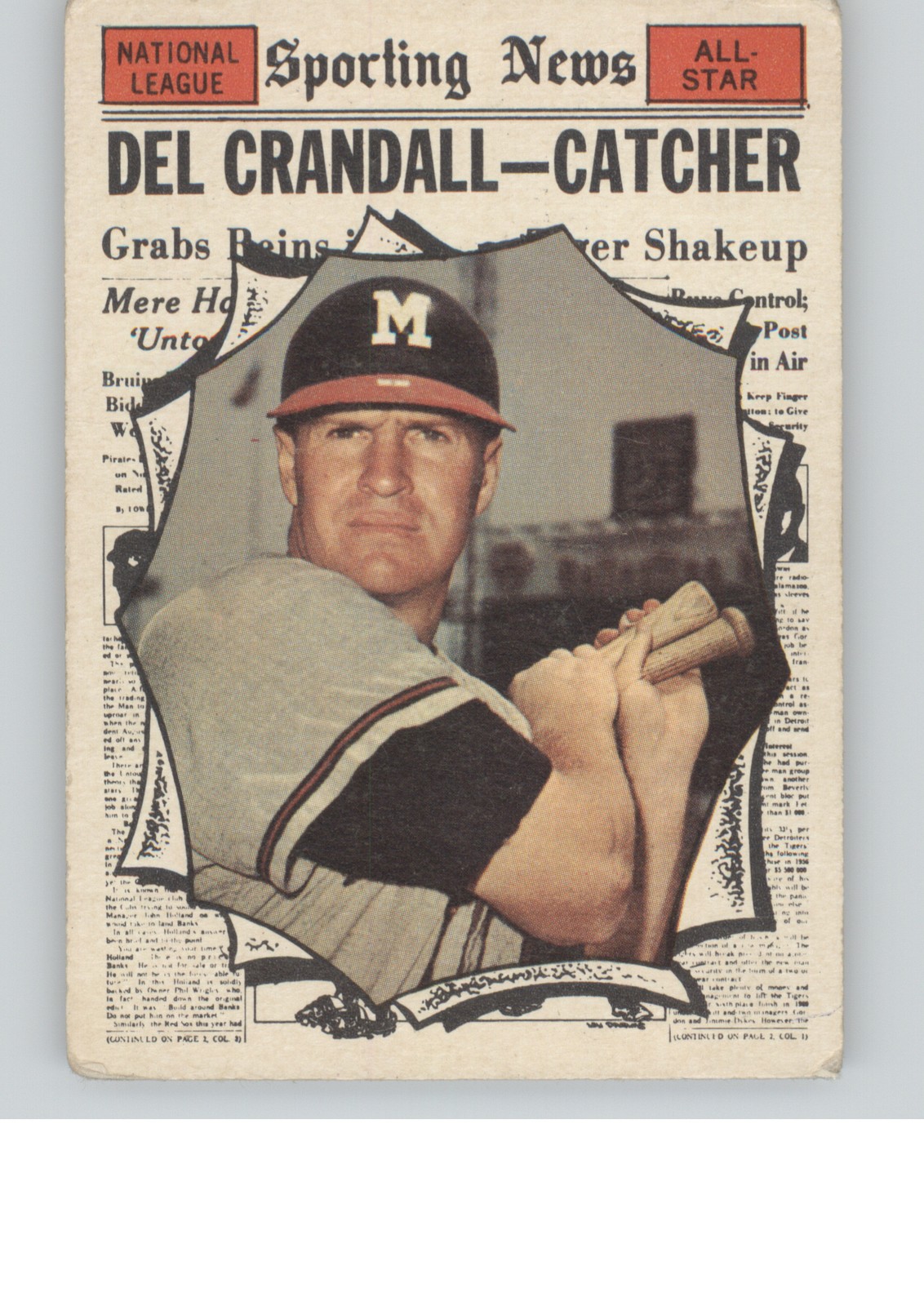 1961 Topps #583 Del Crandall 1961 Topps #583 Del Crandall