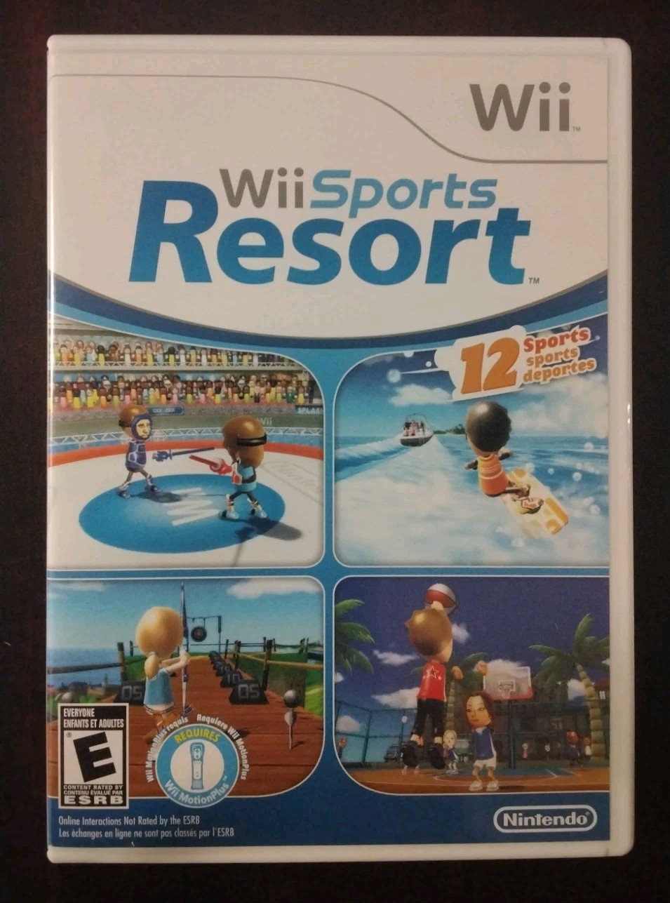 Wii Sports Resort - OEM Case Manual and Insert Only *No Game* Wii Sports Resort - OEM Case Manual and Insert Only *No Game*