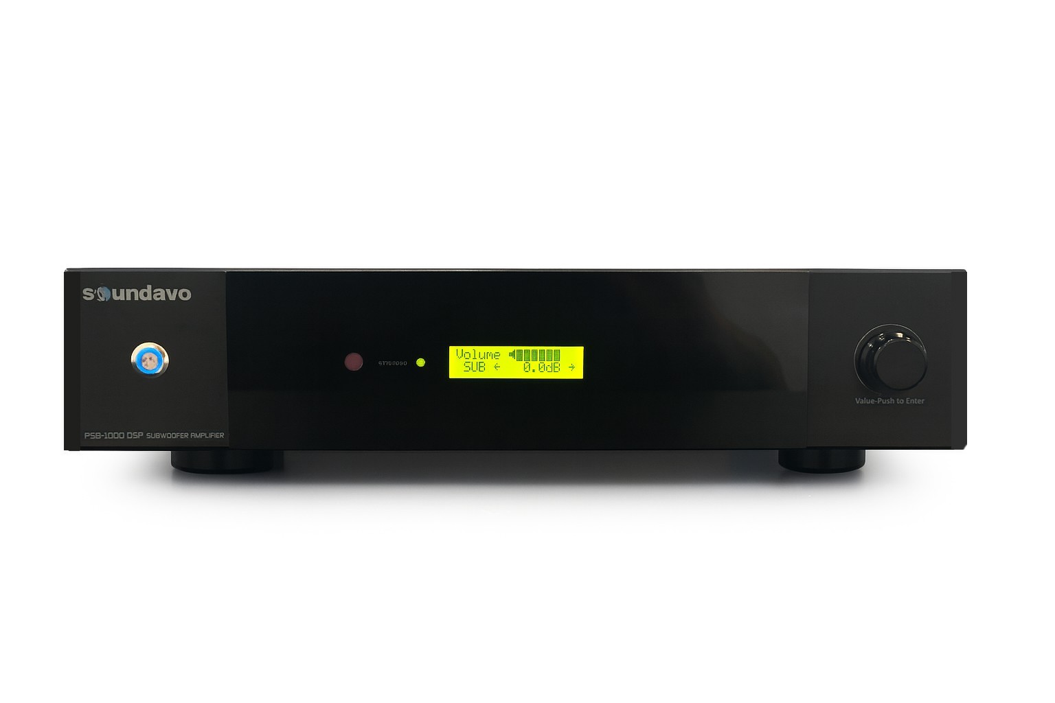 Soundavo PSB-1000DSP (2026 Version) Class D 1000W RMS Subwoofer Amplifier