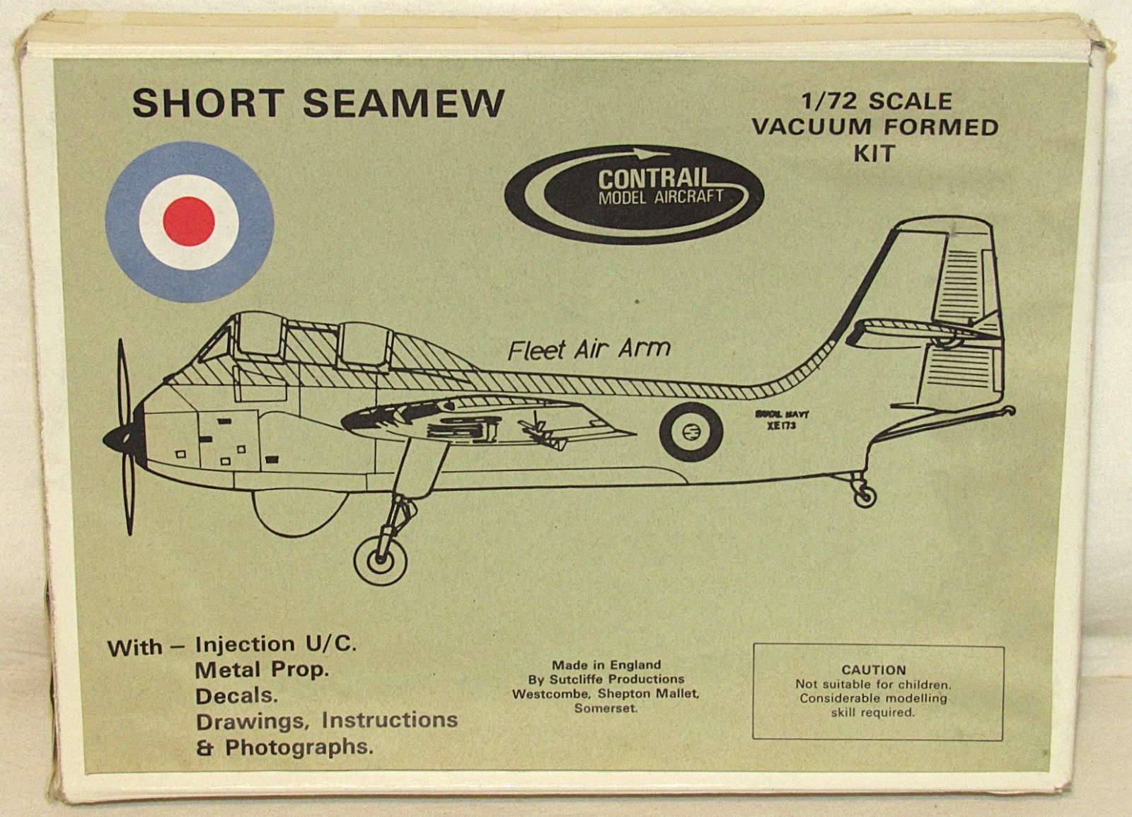 Contrail Short Seamew 1:72 NIB \'Forest Creek Gems\'