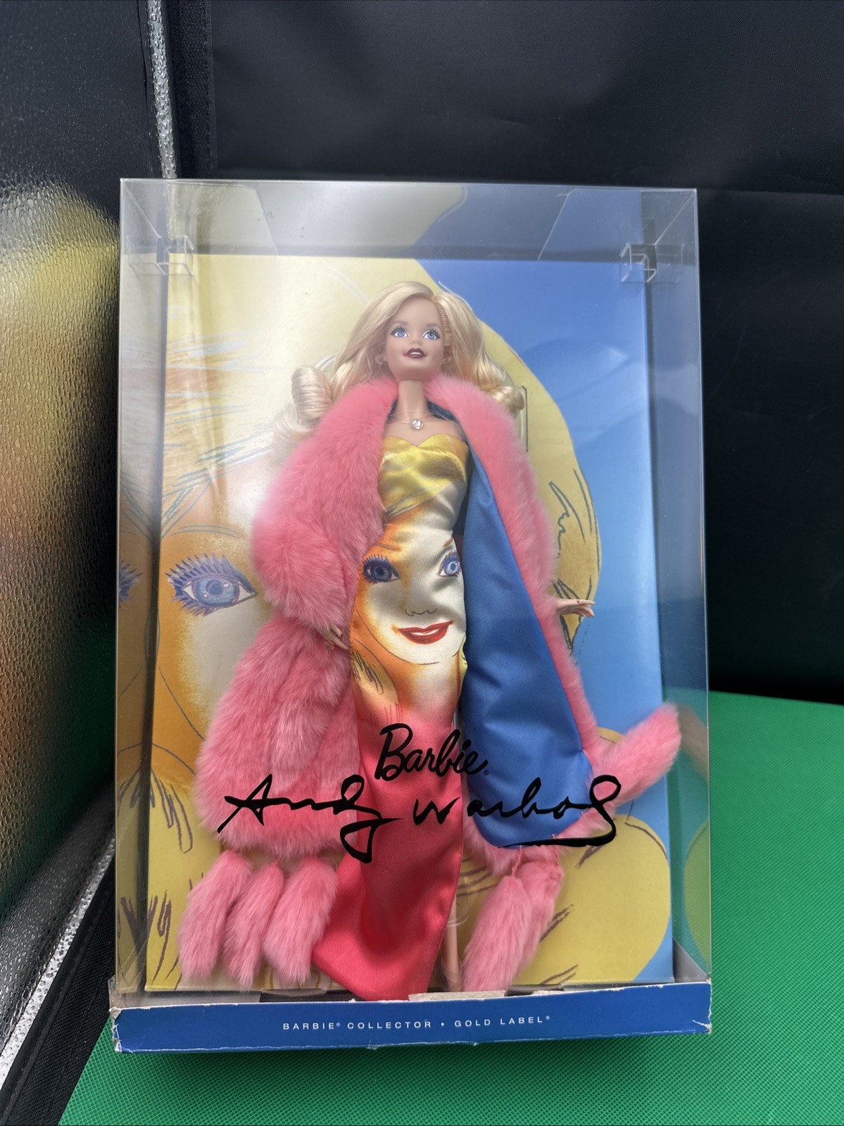 2016 Andy Warhol Portrait Barbie Puppe / Gold Label / Mattel DWF57, NrfB 2016 Andy Warhol Portrait Barbie Puppe / Gold Label / Mattel DWF57, NrfB