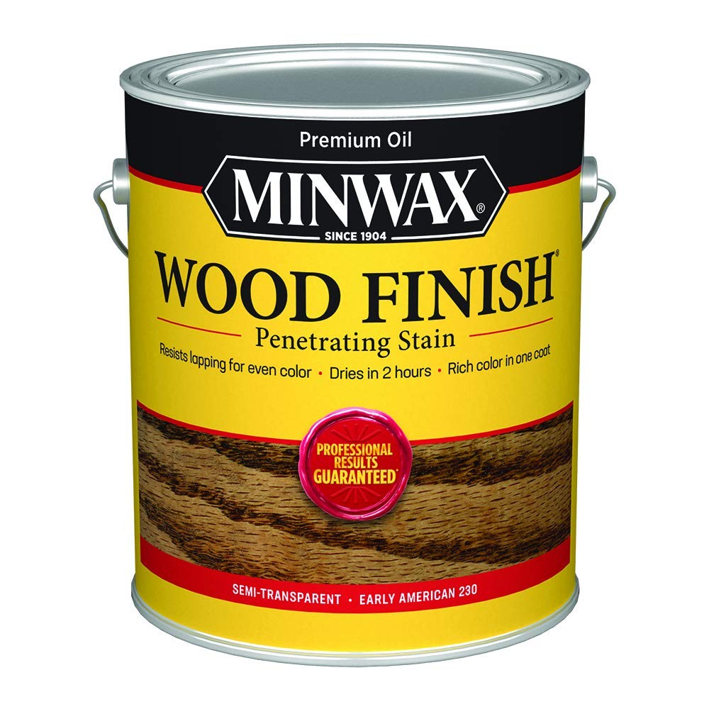Minwax Wood Finish Early American Stain Gallon Quick Dry Oil Based Color Rich Minwax Wood Finish Early American Stain Gallon Quick Dry Oil Based Color Rich