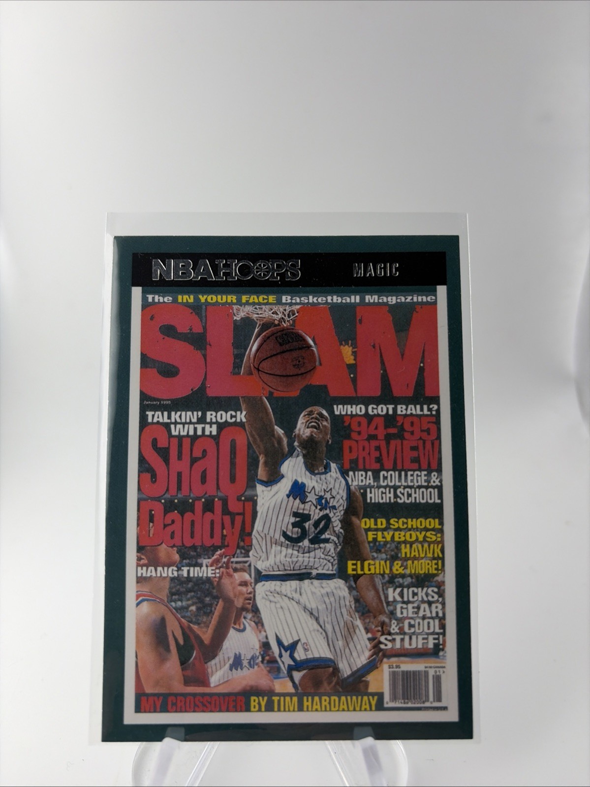 2021-2022 NBA Hoops Slam Magazine Shaquille O’Neal Card SLAM#3 2021-2022 NBA Hoops Slam Magazine Shaquille O’Neal Card SLAM#3