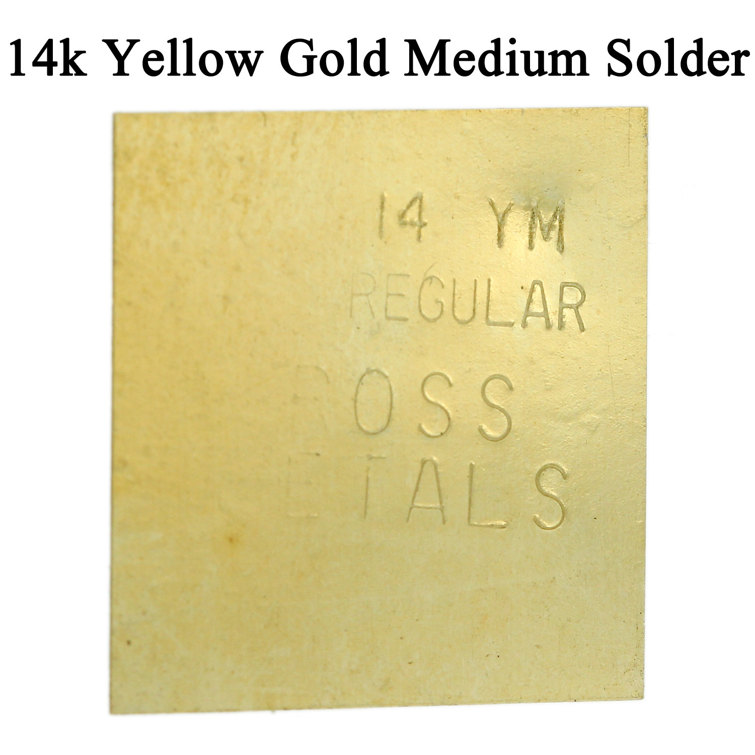 14K Yellow Gold Medium Regular Solder One Gram Plate Jewelry Repair Soldering