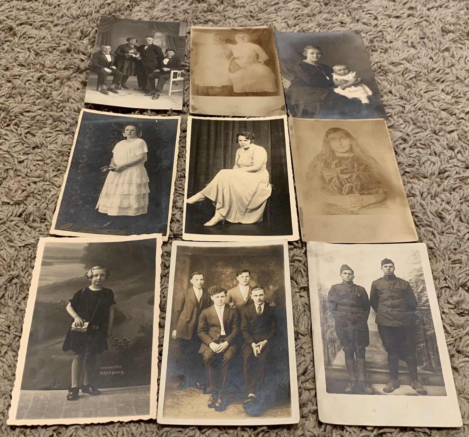 1920's 1930's LOT OF 9 GERMAN RPPC's REAL PHOTO POST CARDS ORIGINAL 1920's 1930's LOT OF 9 GERMAN RPPC's REAL PHOTO POST CARDS ORIGINAL