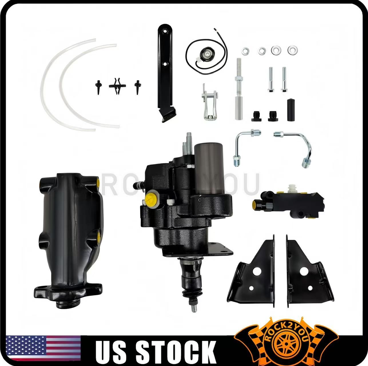For 64-72 Chevrolet Olds Hydro Boost Power Brake Booster Master Disc Drum Valve