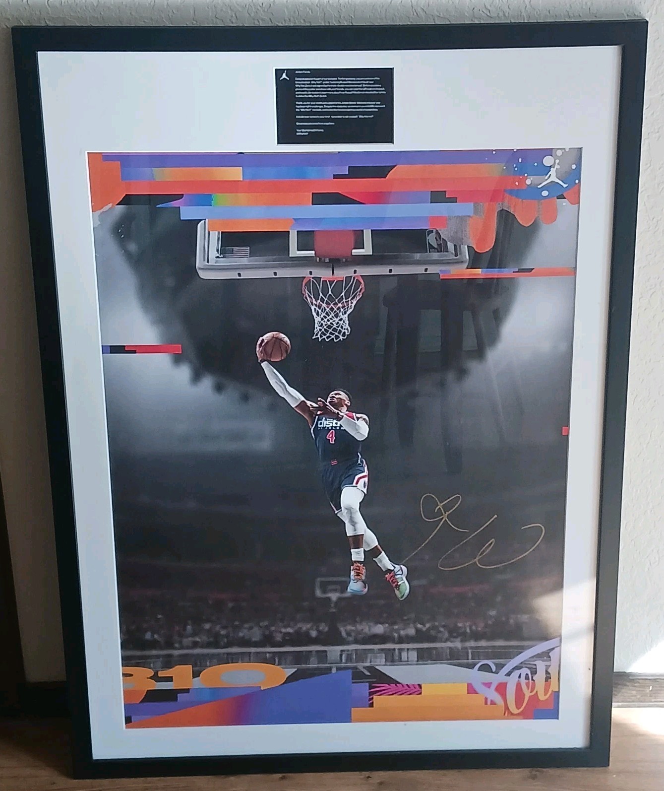 Russell Westbrook Signed Poster 40x29 Upbringing Poster Why Not Artist Burnett Russell Westbrook Signed Poster 40x29 Upbringing Poster Why Not Artist Burnett