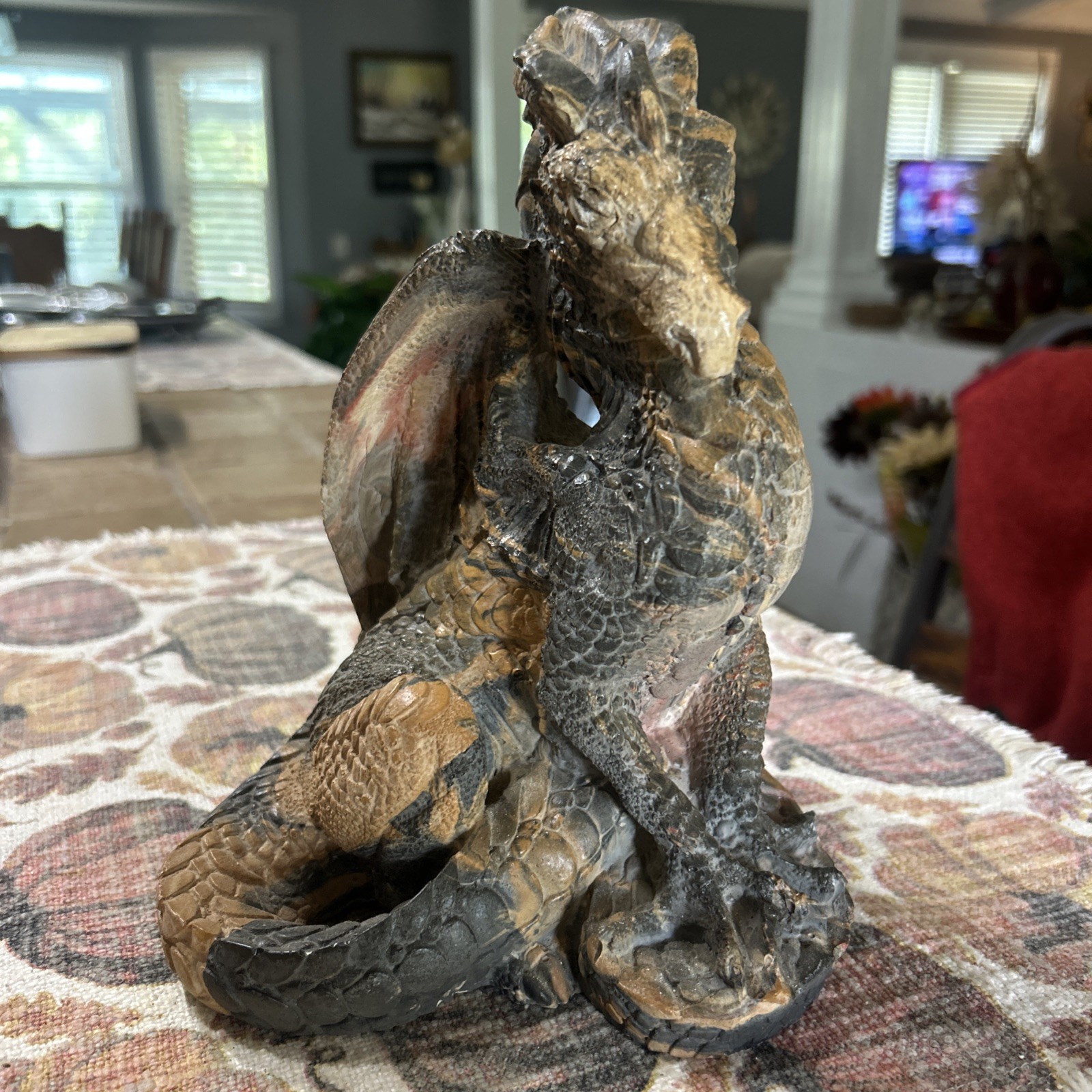 Stone dragon shape Crystal Hand Carved Heavy Stone dragon shape Crystal Hand Carved Heavy