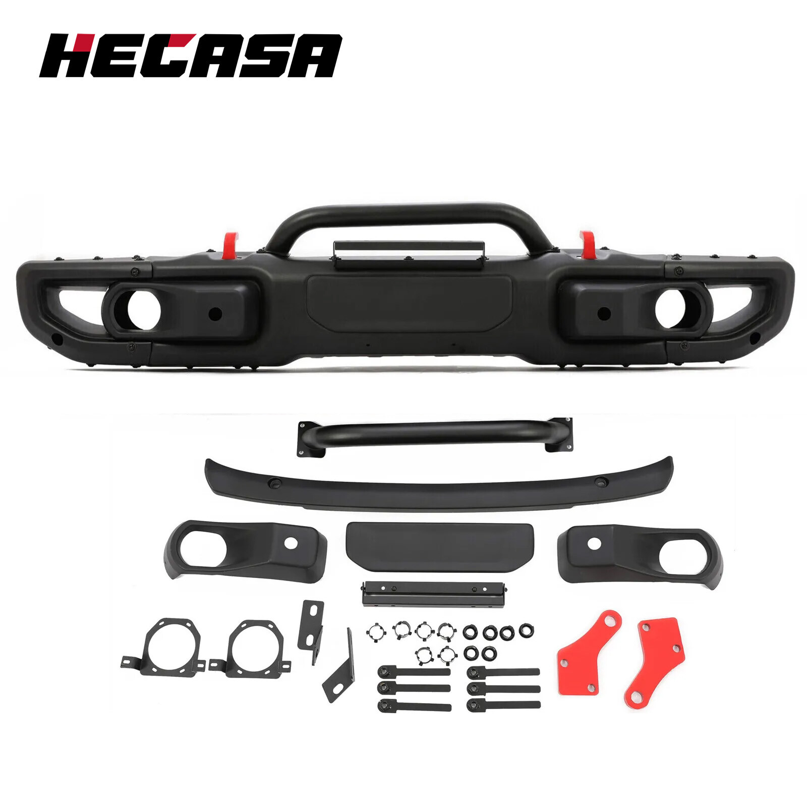 10th Anniversary Front Bumper Kit w/Sensors For Jeep Wrangler JL Gladiator 18-26 10th Anniversary Front Bumper Kit w/Sensors For Jeep Wrangler JL Gladiator 18-26