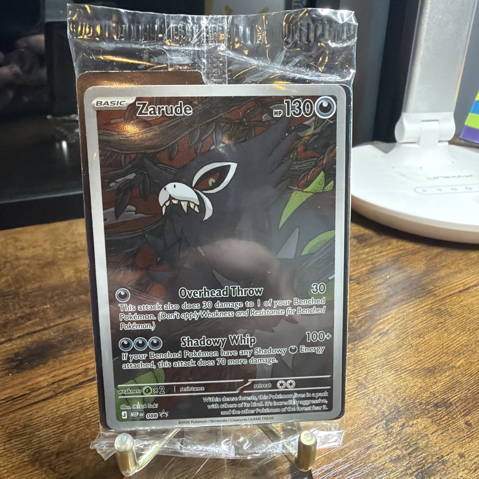 Pokemon Zarude 088 Pitch Black Etb Promo Full Art Sealed Pokemon Zarude 088 Pitch Black Etb Promo Full Art Sealed