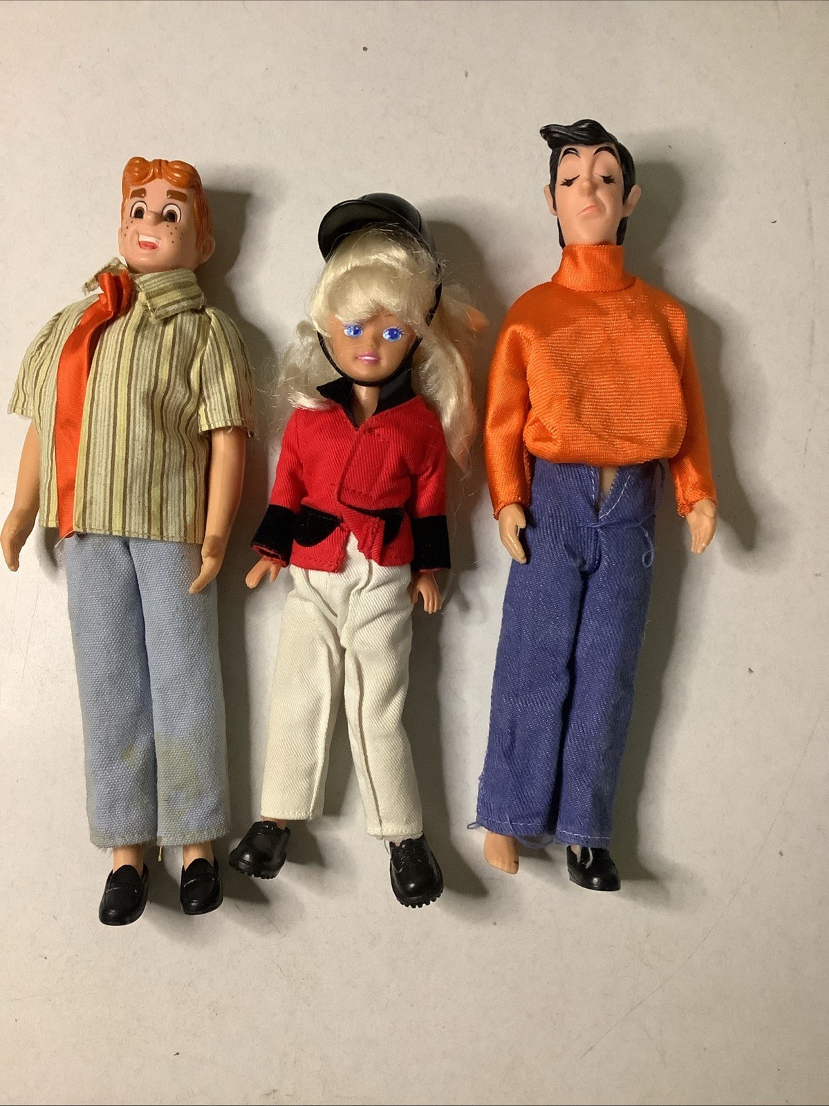 Vintage 1975 Marx The Archie’s Dolls Archie, Betty, & Jughead Set