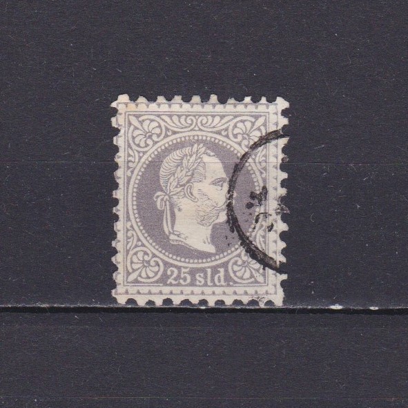 AUSTRIA LEVANT 1876, Sc #7J, CV $360, Franz Josef, Used