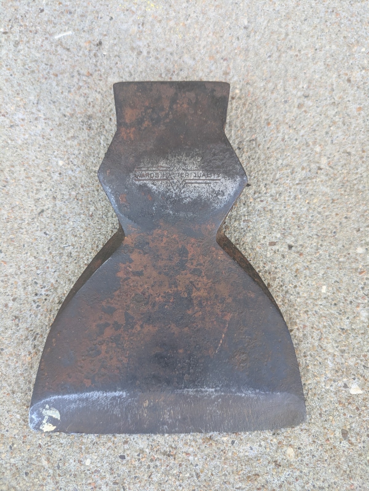 Vintage Wards Master Quality Hewing Axe Head, Broad Axe, Timber Framing Tool Vintage Wards Master Quality Hewing Axe Head, Broad Axe, Timber Framing Tool