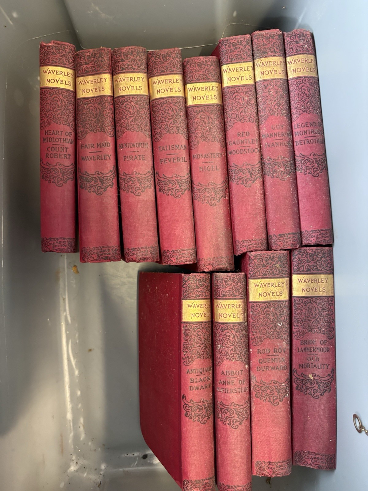 Early 1900's Antique Novel Set Early 1900's Antique Novel Set