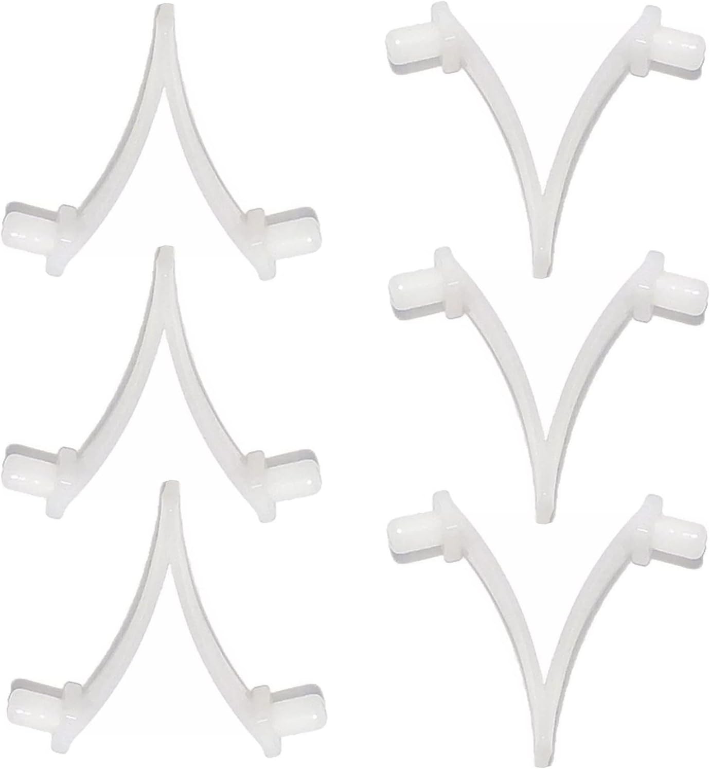ATIE Butterfly Pool Clips - 6 Pack Attachment for Swimming White