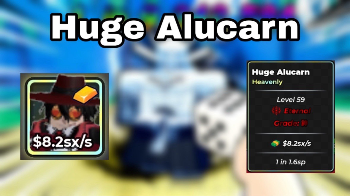 Anime Dice - Huge Alucarn 8.2sx/s - Heavenly Eternal Traits 1 In 1.6sp