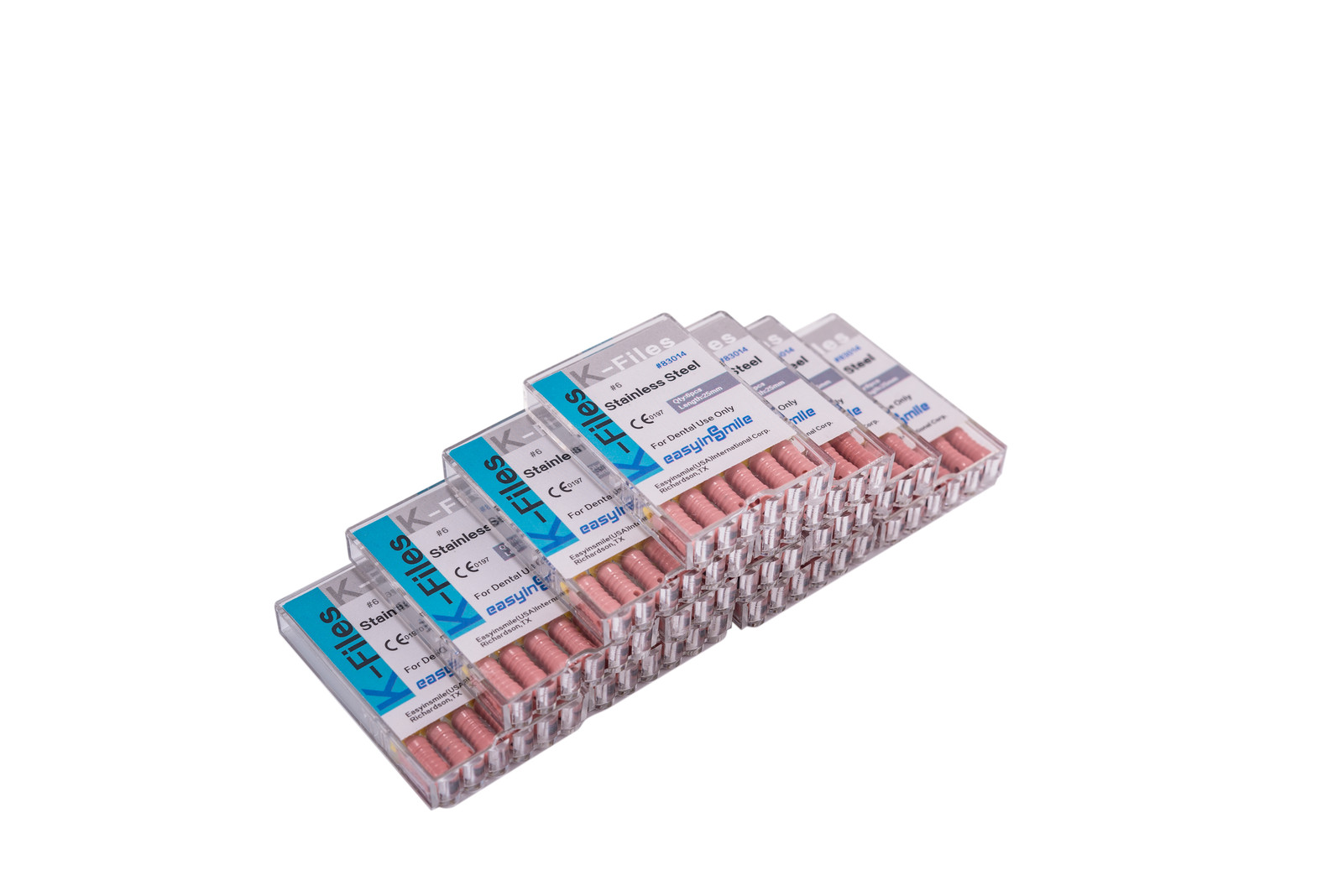 60pc Dental Endo Root Canal File K-files 25mm Stainless Steel Hand Files #6#8#10 60pc Dental Endo Root Canal File K-files 25mm Stainless Steel Hand Files #6#8#10