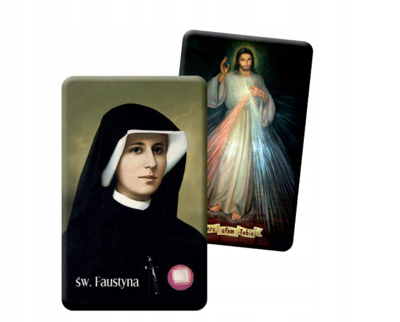 SISTER FAUSTYNA RELIC EX INDUMENTIS 3ST CLASS VATICAN GIFT RARE