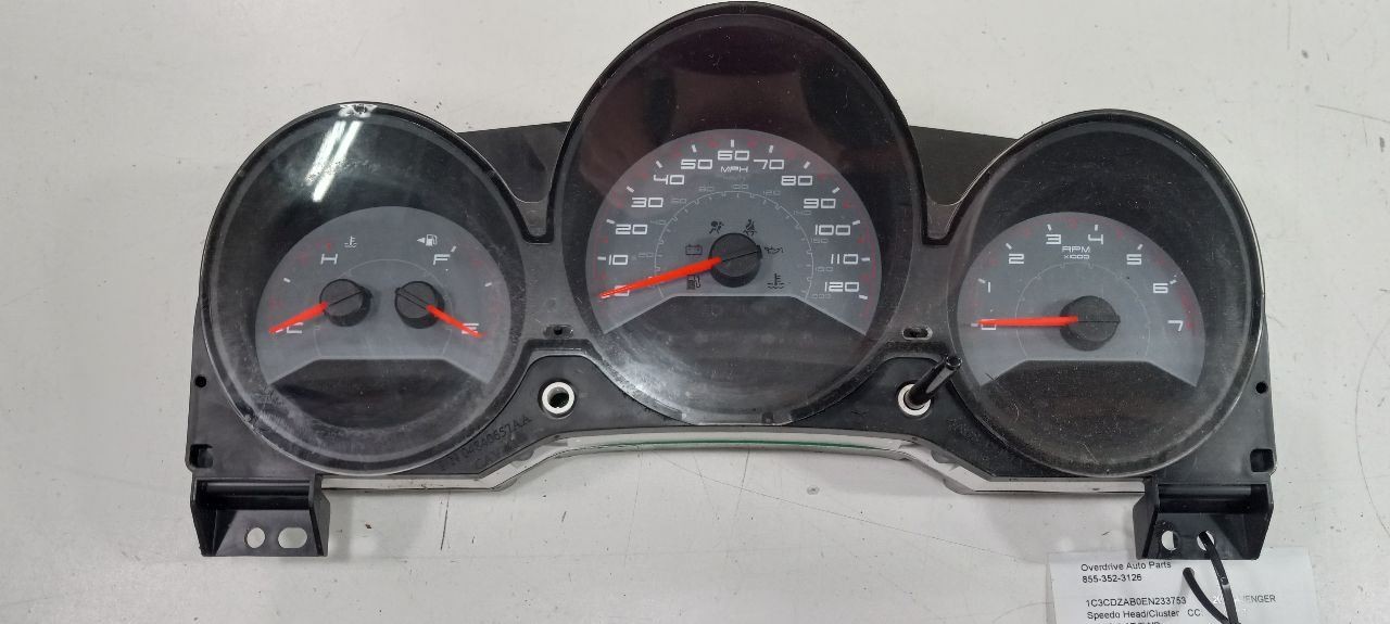 Speedometer Cluster MPH 120 Without Display Screen Fits 11-14 AVENGER OEM