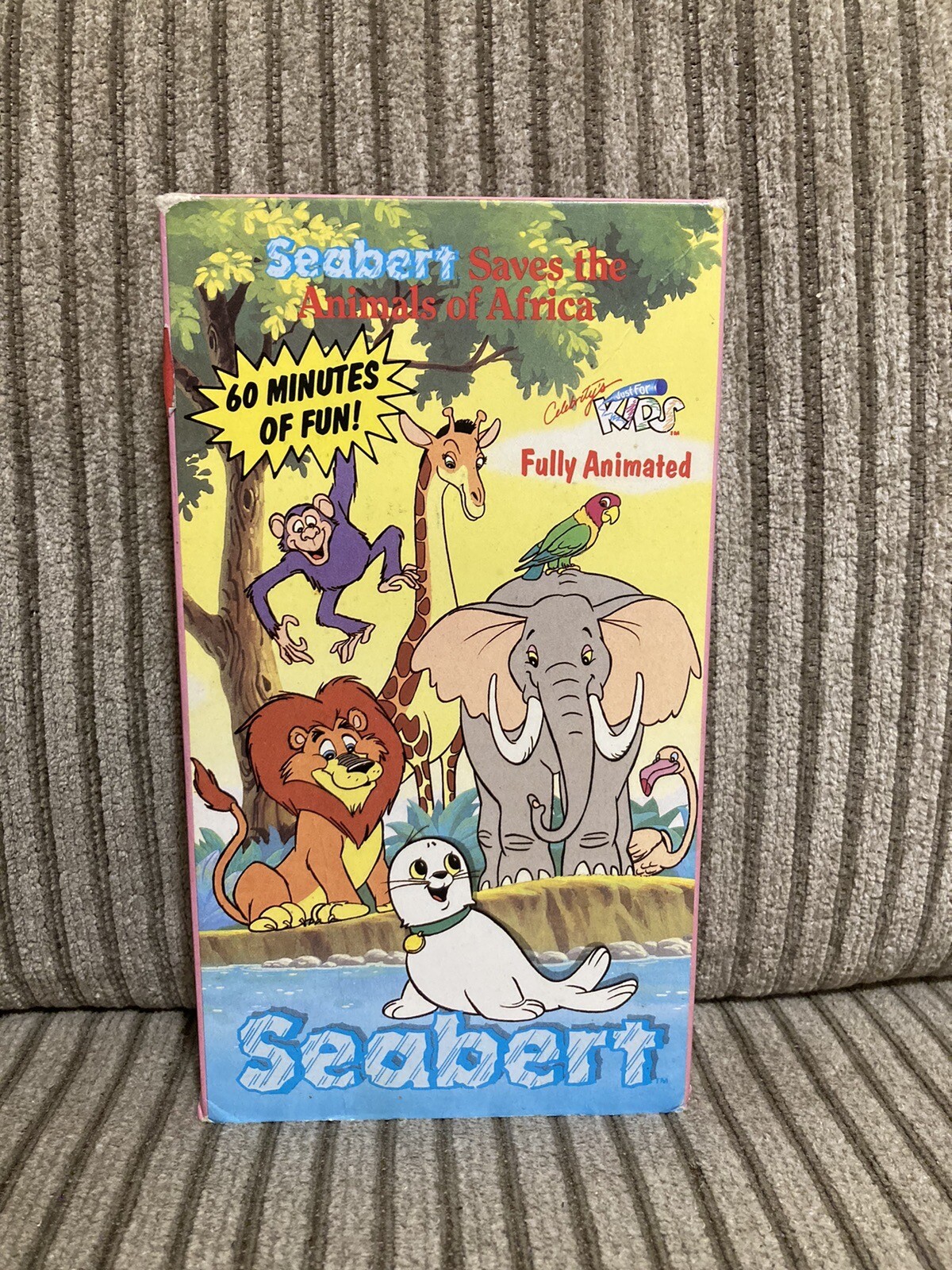 Seabert Saves The Animals Of Africa VHS Tape Celebrity\'s Just For Kids 1987 Seabert Saves The Animals Of Africa VHS Tape Celebrity\'s Just For Kids 1987