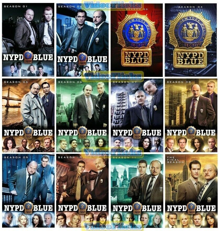 NYPD Blue The Complete TV Series Season 1-12 DVD 63-Disc Set New Sealed NYPD Blue The Complete TV Series Season 1-12 DVD 63-Disc Set New Sealed