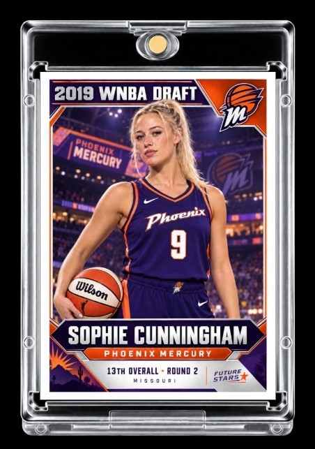 2019 Sophie Cunningham Future Stars Rookie Card WNBA Draft Phoenix Mercury 2019 Sophie Cunningham Future Stars Rookie Card WNBA Draft Phoenix Mercury