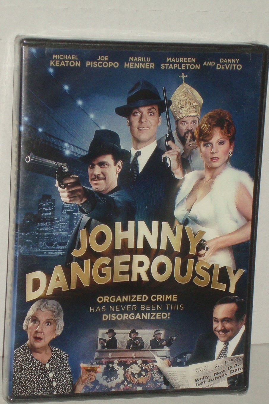 Johnny Dangerously 1984 Michael Keaton Crime Comedy NOS DVD Widescreen Johnny Dangerously 1984 Michael Keaton Crime Comedy NOS DVD Widescreen