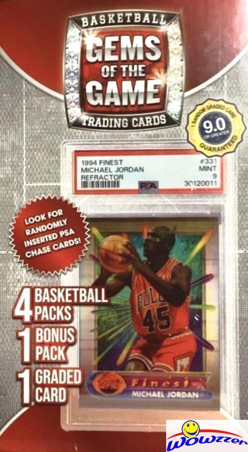 2024 Gems of the Game MJH Basketball Factory Sealed Box-5 Packs & Graded Card