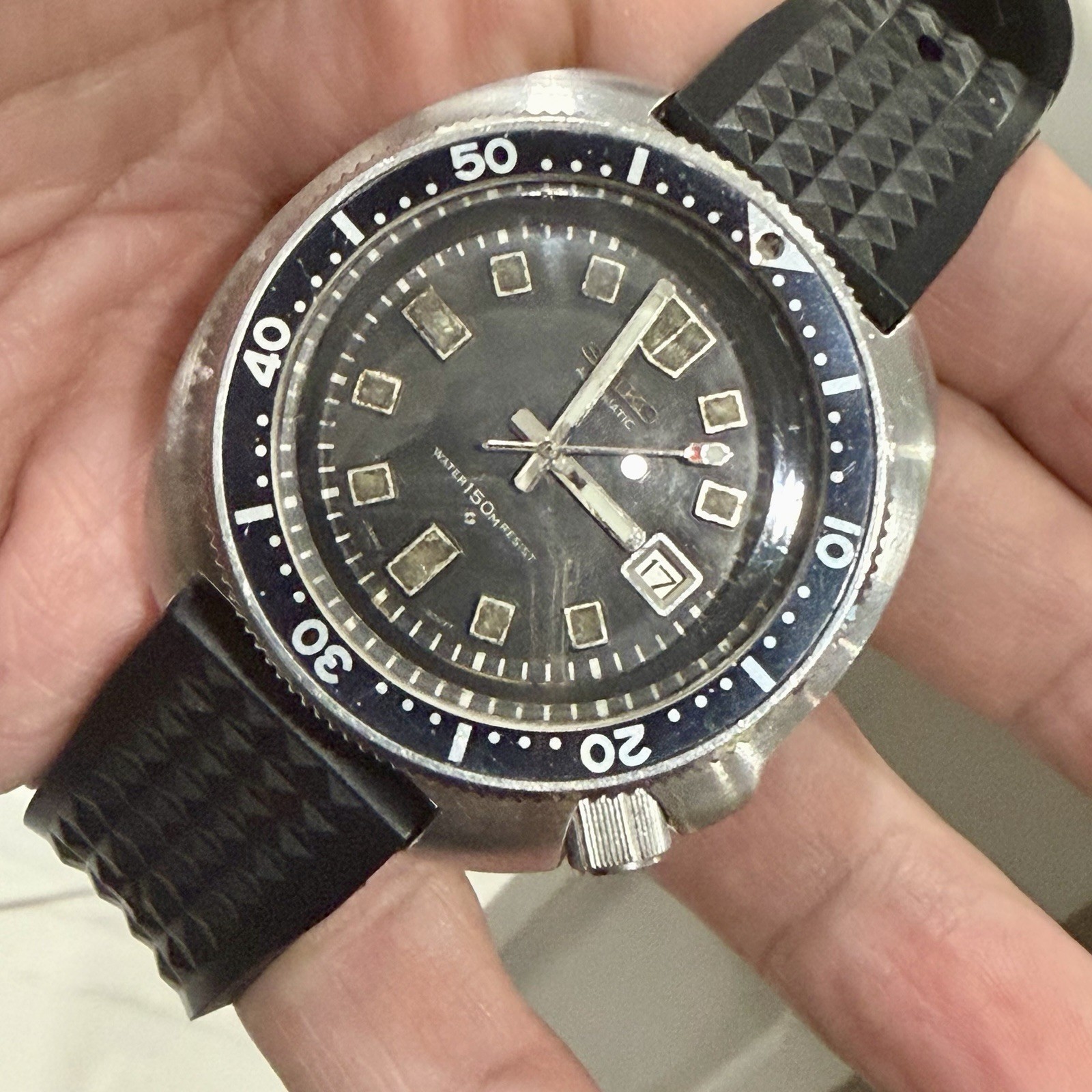 SEIKO 6105-8110 Captain Willard November 1975 W/O Hacking RUNS NEWLY SERVICED SEIKO 6105-8110 Captain Willard November 1975 W/O Hacking RUNS NEWLY SERVICED