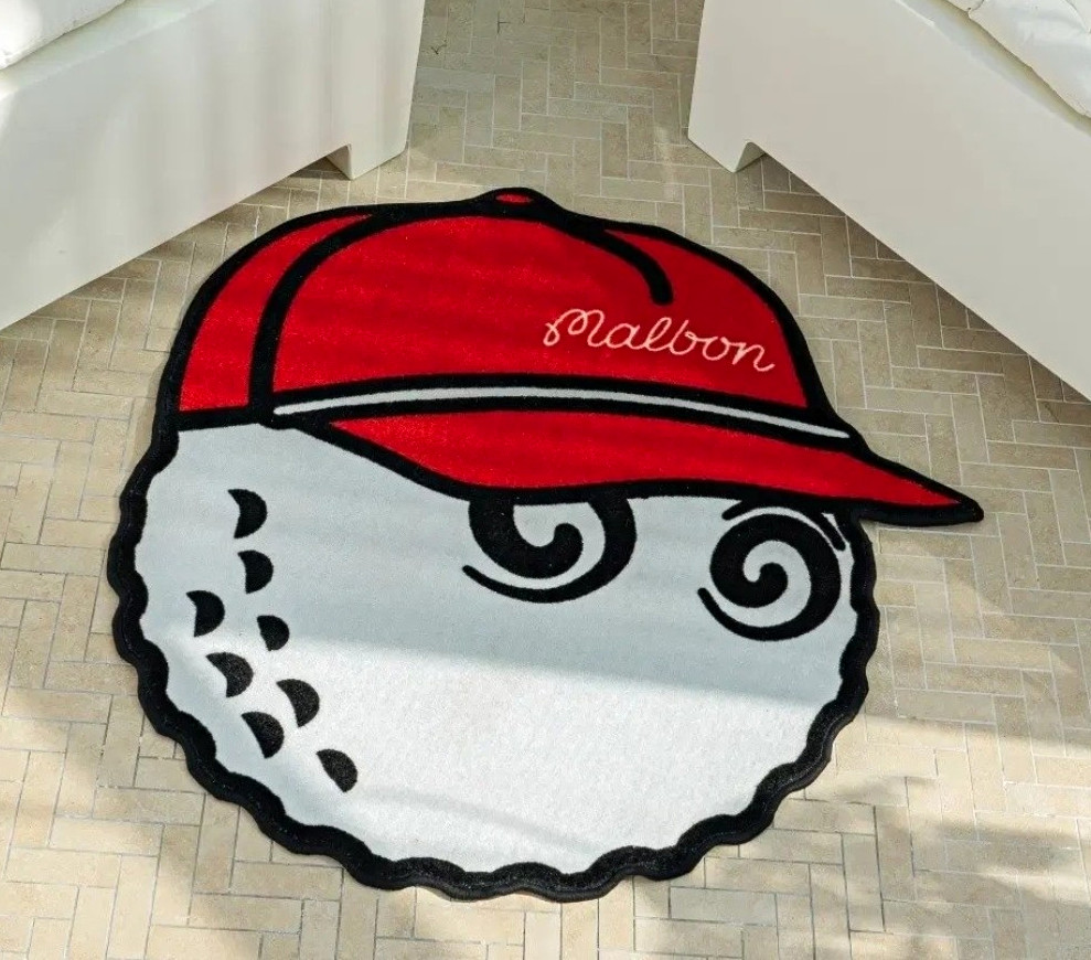 Malbon Golf Logo Graphic Rug Mat Limited RARE Malbon Golf Logo Graphic Rug Mat Limited RARE