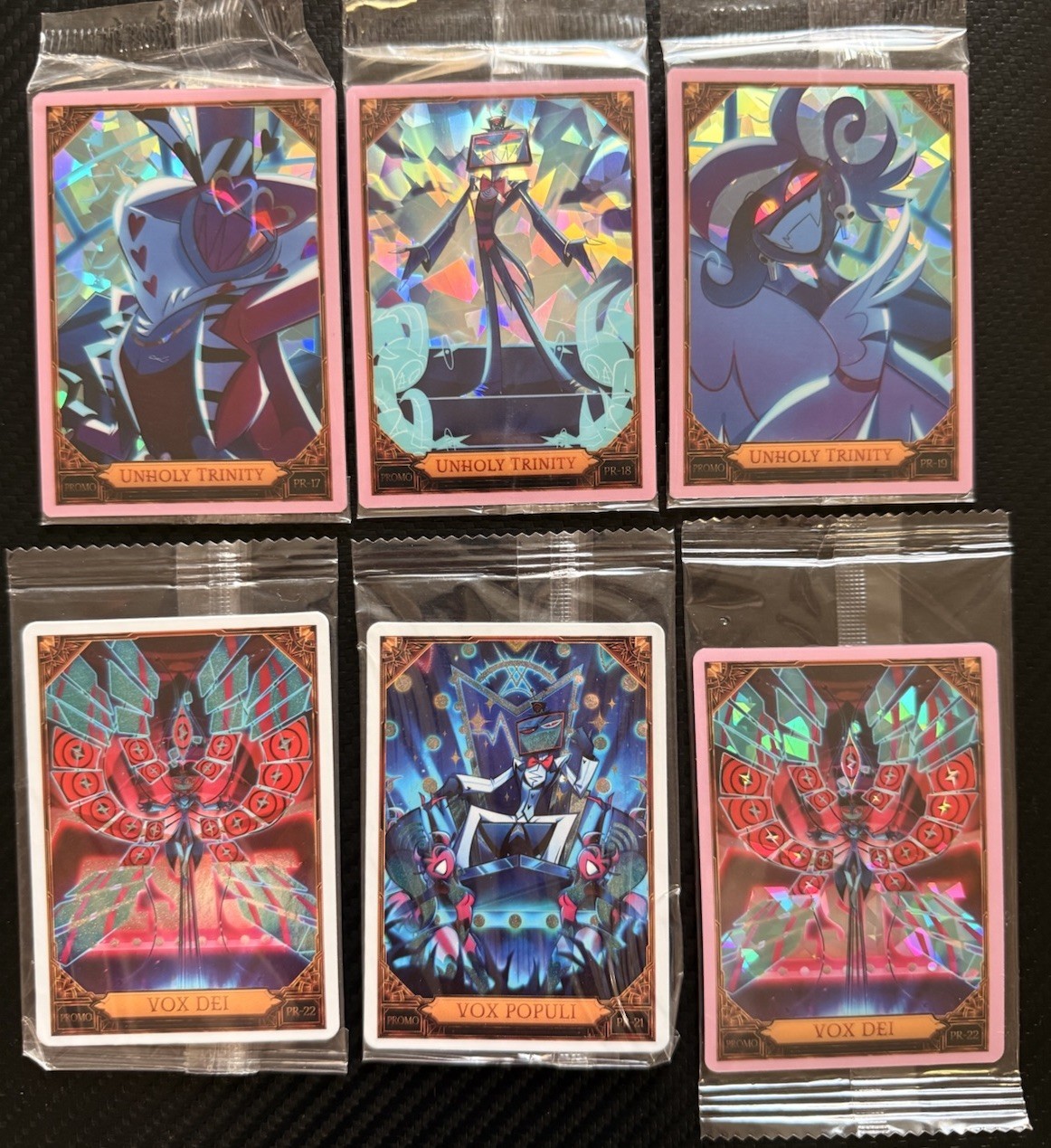 Hazbin Hotel Trading Cards The Vee’s Set Of 6 Cards