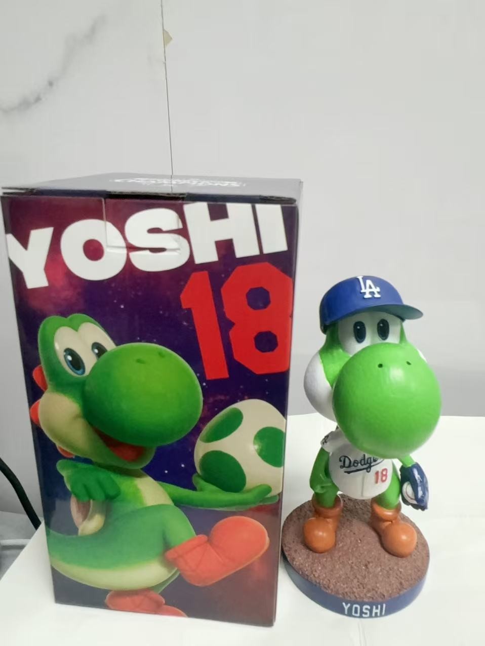 Yoshi Los Angeles Dodgers MLB Bobblehead Yamamoto #18 SGA Collectible Gift Yoshi Los Angeles Dodgers MLB Bobblehead Yamamoto #18 SGA Collectible Gift