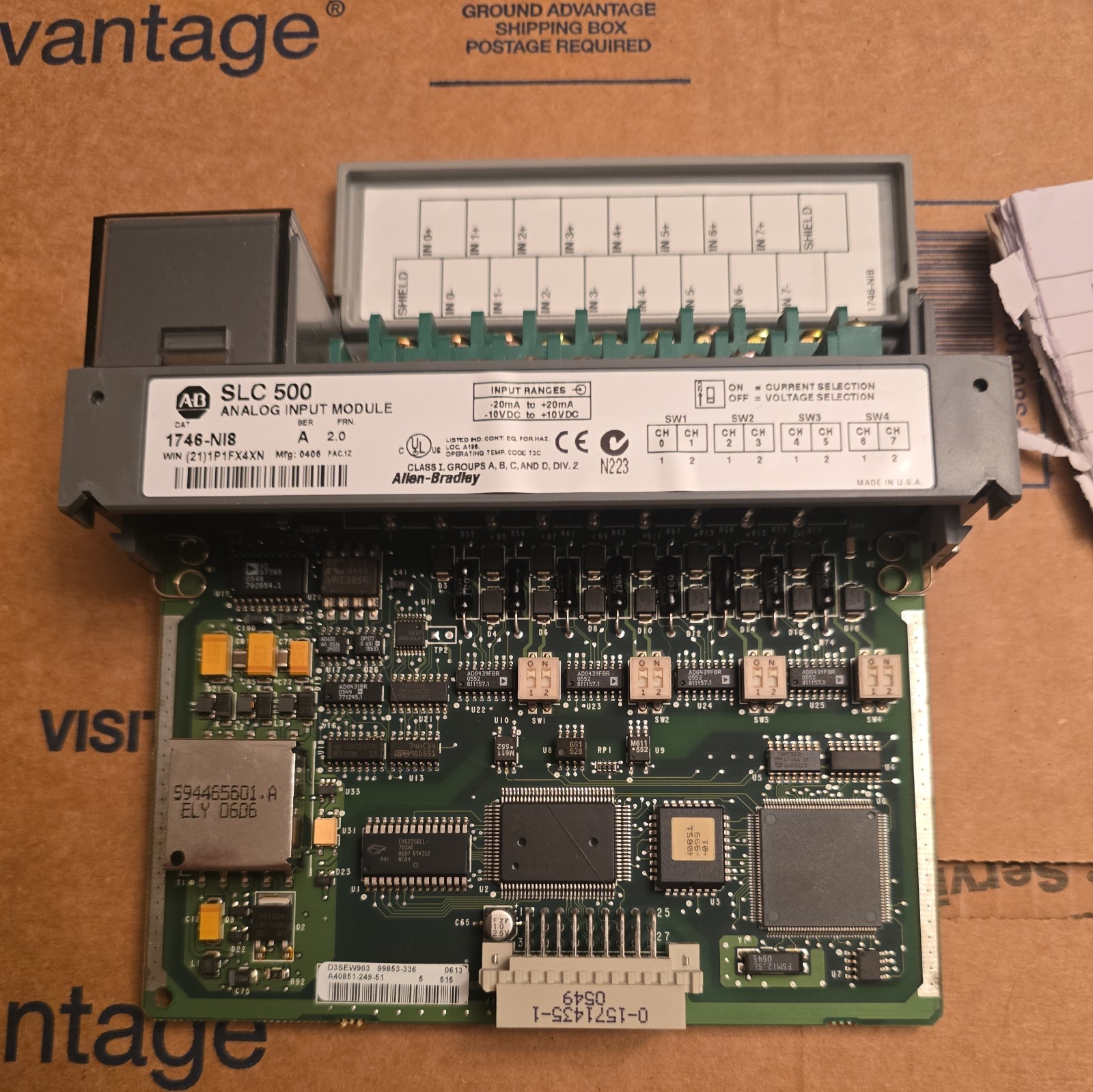 Allen Bradley Analog Input (1746-NI8) Allen Bradley Analog Input (1746-NI8)
