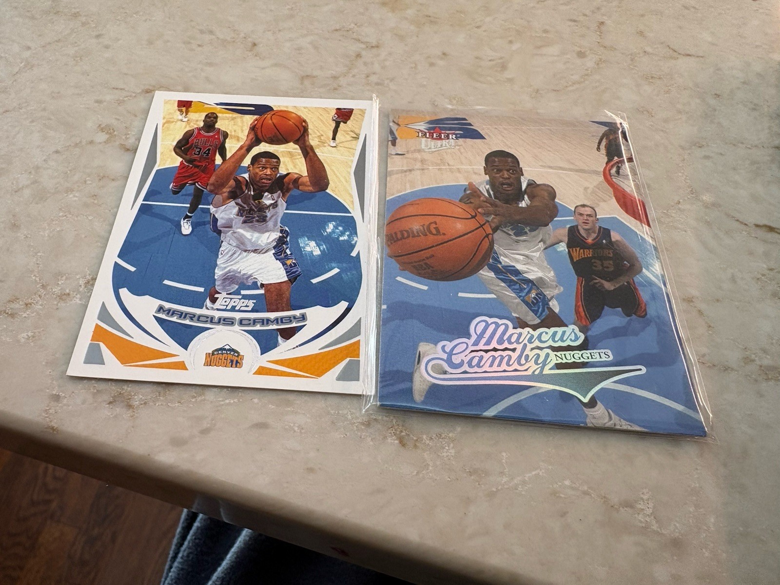 2004/05 TOPPS and FleerUltra Marcus Camby Denver Nuggets Basketball Cards 2004/05 TOPPS and FleerUltra Marcus Camby Denver Nuggets Basketball Cards