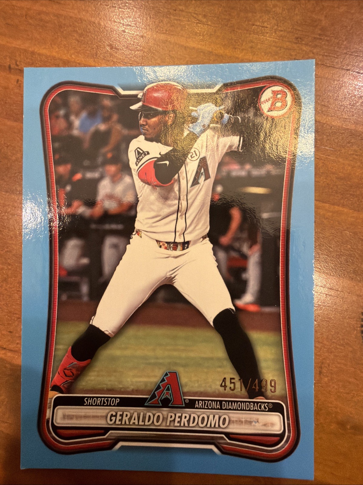 Topps 2025 Chrome Geraldo Perdomo #29 Blue /499 Arizona Diamondbacks MLB