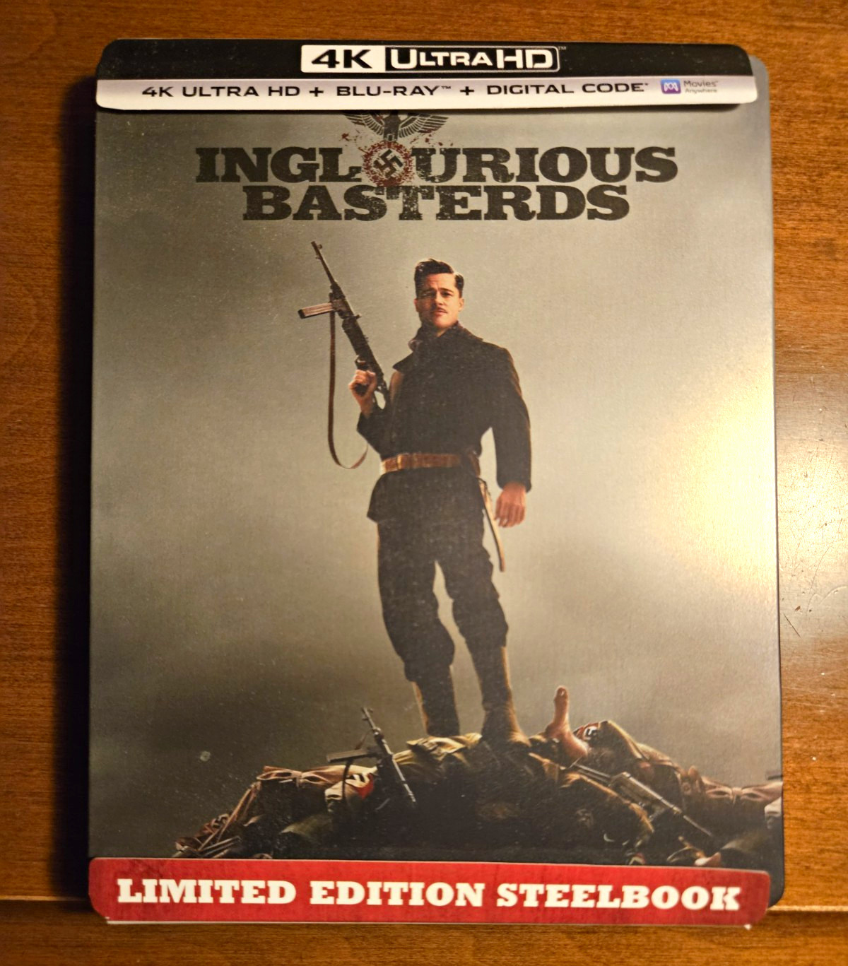 Inglourious Basterds 4K + Blu-ray Limited Edition Steelbook Best Buy OOP Inglourious Basterds 4K + Blu-ray Limited Edition Steelbook Best Buy OOP