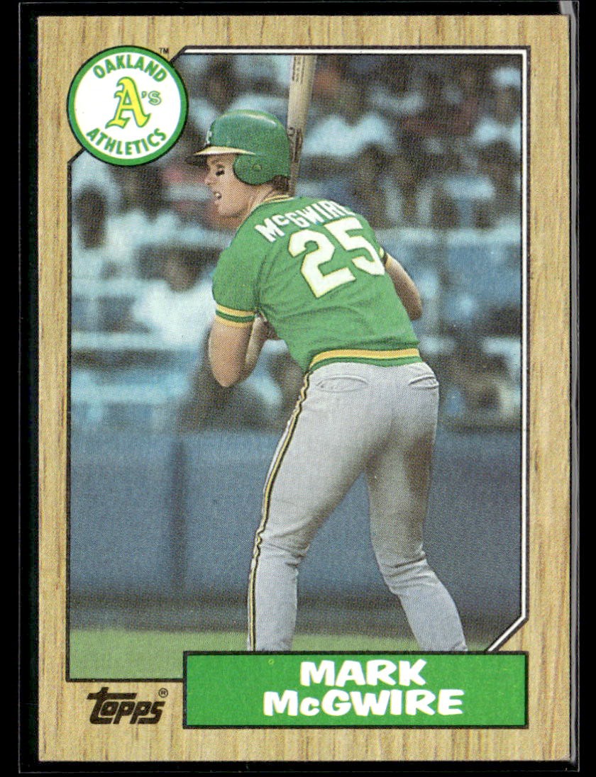 1987 Topps Mark McGwire #366 EX