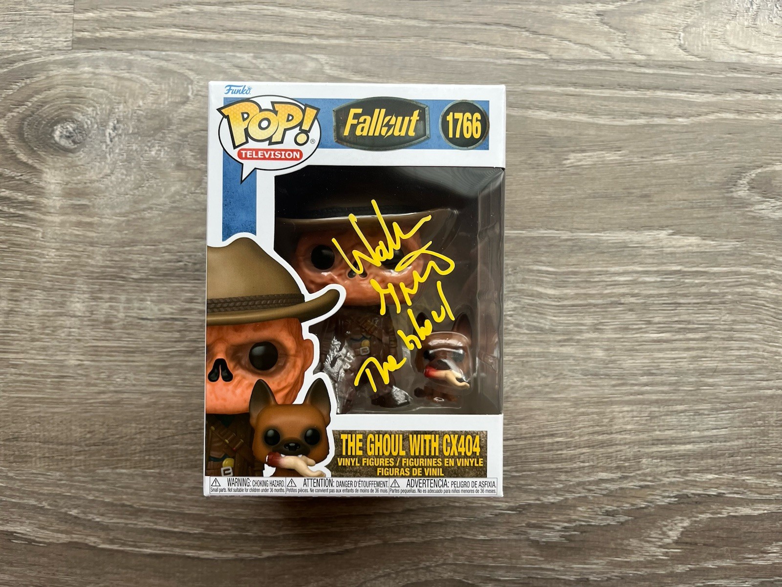 Walton Goggins Signed Ghoul Fallout Funko Pop JSA COA CX404 #1766 Cooper Howard Walton Goggins Signed Ghoul Fallout Funko Pop JSA COA CX404 #1766 Cooper Howard