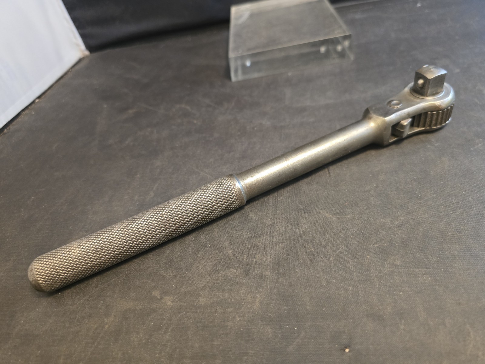 Vintage Thorsen 77 1/2” Drive Ratchet Knurled Handle Open Gear Wrench USA Vintage Thorsen 77 1/2” Drive Ratchet Knurled Handle Open Gear Wrench USA
